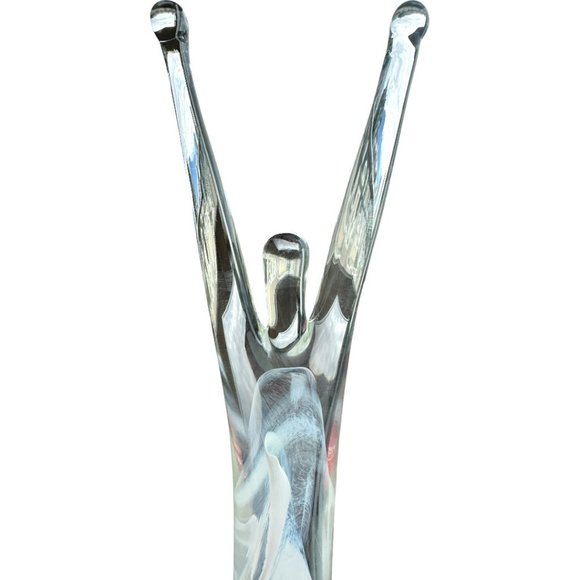 Hand Made Hot Sculpted Art Glass Celebration Figurine by Susan Gottselig - Picture 3 of 12